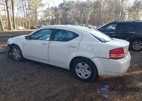 2008 Dodge Avenger Se from USA, damaged, VIN 1B3LC46K38N187609